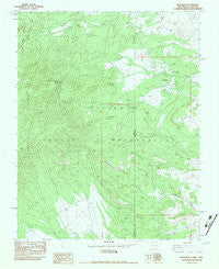 Beclabito New Mexico Historical topographic map, 1:24000 scale, 7.5 X 7.5 Minute, Year 1982