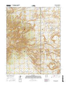 Beclabito New Mexico Current topographic map, 1:24000 scale, 7.5 X 7.5 Minute, Year 2017