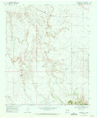 Bedford Hill New Mexico Historical topographic map, 1:24000 scale, 7.5 X 7.5 Minute, Year 1968