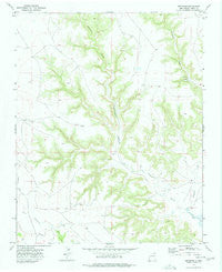 Beenham New Mexico Historical topographic map, 1:24000 scale, 7.5 X 7.5 Minute, Year 1973