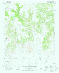 Beenham SW New Mexico Historical topographic map, 1:24000 scale, 7.5 X 7.5 Minute, Year 1977