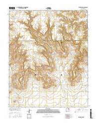 Beenham SW New Mexico Current topographic map, 1:24000 scale, 7.5 X 7.5 Minute, Year 2017