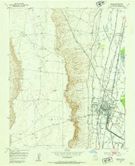 Belen New Mexico Historical topographic map, 1:24000 scale, 7.5 X 7.5 Minute, Year 1952