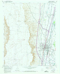 Belen New Mexico Historical topographic map, 1:24000 scale, 7.5 X 7.5 Minute, Year 1952