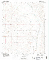 Belen NW New Mexico Historical topographic map, 1:24000 scale, 7.5 X 7.5 Minute, Year 1991