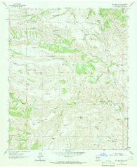 Bell Mountain New Mexico Historical topographic map, 1:24000 scale, 7.5 X 7.5 Minute, Year 1963
