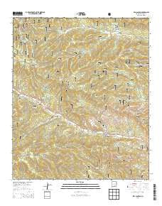 Bell Canyon New Mexico Historical topographic map, 1:24000 scale, 7.5 X 7.5 Minute, Year 2013