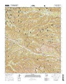 Bell Canyon New Mexico Current topographic map, 1:24000 scale, 7.5 X 7.5 Minute, Year 2017