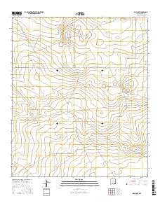 Bell Lake New Mexico Current topographic map, 1:24000 scale, 7.5 X 7.5 Minute, Year 2017
