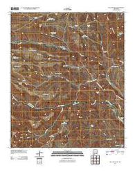 Bell Mountain New Mexico Historical topographic map, 1:24000 scale, 7.5 X 7.5 Minute, Year 2010