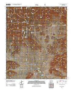 Bell Peak New Mexico Historical topographic map, 1:24000 scale, 7.5 X 7.5 Minute, Year 2011