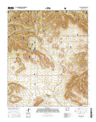 Bell Peak New Mexico Current topographic map, 1:24000 scale, 7.5 X 7.5 Minute, Year 2017