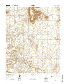 Bell Ranch New Mexico Historical topographic map, 1:24000 scale, 7.5 X 7.5 Minute, Year 2013