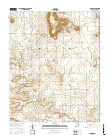 Bell Ranch New Mexico Current topographic map, 1:24000 scale, 7.5 X 7.5 Minute, Year 2017