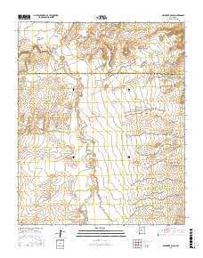 Benavidez Ranch New Mexico Current topographic map, 1:24000 scale, 7.5 X 7.5 Minute, Year 2017
