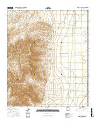 Bennett Mountain New Mexico Current topographic map, 1:24000 scale, 7.5 X 7.5 Minute, Year 2017