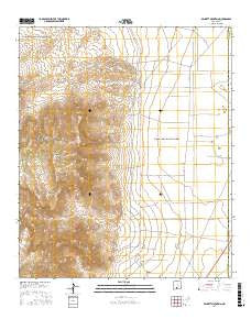 Bennett Mountain New Mexico Current topographic map, 1:24000 scale, 7.5 X 7.5 Minute, Year 2017