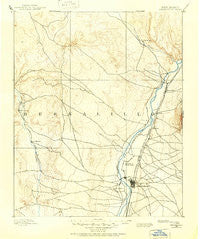 Bernalillo New Mexico Historical topographic map, 1:125000 scale, 30 X 30 Minute, Year 1888