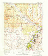 Bernalillo New Mexico Historical topographic map, 1:62500 scale, 15 X 15 Minute, Year 1954