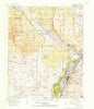 Bernalillo New Mexico Historical topographic map, 1:62500 scale, 15 X 15 Minute, Year 1954