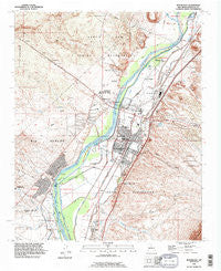Bernalillo New Mexico Historical topographic map, 1:24000 scale, 7.5 X 7.5 Minute, Year 1990
