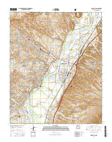 Bernalillo New Mexico Current topographic map, 1:24000 scale, 7.5 X 7.5 Minute, Year 2017