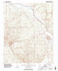 Bernalillo NW New Mexico Historical topographic map, 1:24000 scale, 7.5 X 7.5 Minute, Year 1990