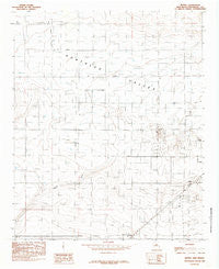Bethel New Mexico Historical topographic map, 1:24000 scale, 7.5 X 7.5 Minute, Year 1985