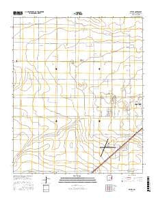 Bethel New Mexico Current topographic map, 1:24000 scale, 7.5 X 7.5 Minute, Year 2017