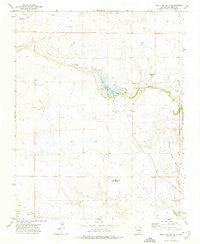 Bible Top Butte New Mexico Historical topographic map, 1:24000 scale, 7.5 X 7.5 Minute, Year 1972