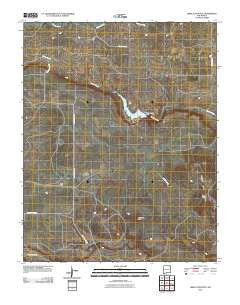 Bible Top Butte New Mexico Historical topographic map, 1:24000 scale, 7.5 X 7.5 Minute, Year 2010