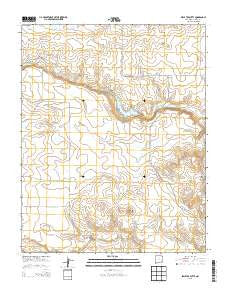 Bible Top Butte New Mexico Historical topographic map, 1:24000 scale, 7.5 X 7.5 Minute, Year 2013