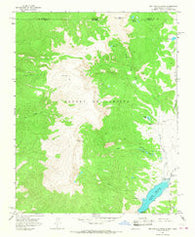 Big Costilla Peak New Mexico Historical topographic map, 1:24000 scale, 7.5 X 7.5 Minute, Year 1963