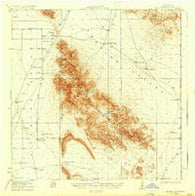 Big Hatchet Peak New Mexico Historical topographic map, 1:62500 scale, 15 X 15 Minute, Year 1918