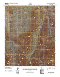 Big Gyp Mountain New Mexico Historical topographic map, 1:24000 scale, 7.5 X 7.5 Minute, Year 2010