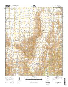 Big Gyp Mountain New Mexico Historical topographic map, 1:24000 scale, 7.5 X 7.5 Minute, Year 2013