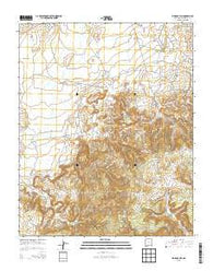 Big Rock Hill New Mexico Current topographic map, 1:24000 scale, 7.5 X 7.5 Minute, Year 2013