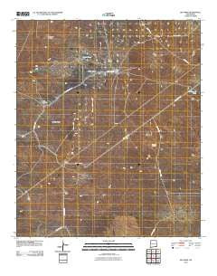 Big Sinks New Mexico Historical topographic map, 1:24000 scale, 7.5 X 7.5 Minute, Year 2010