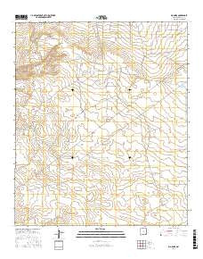 Big Sinks New Mexico Current topographic map, 1:24000 scale, 7.5 X 7.5 Minute, Year 2017