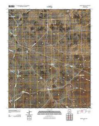 Bigbee Draw New Mexico Historical topographic map, 1:24000 scale, 7.5 X 7.5 Minute, Year 2010