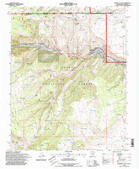 Bighorn Peak New Mexico Historical topographic map, 1:24000 scale, 7.5 X 7.5 Minute, Year 1995