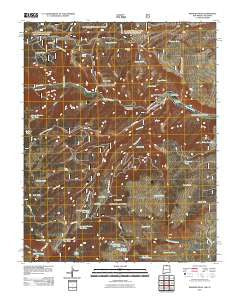 Bighorn Peak New Mexico Historical topographic map, 1:24000 scale, 7.5 X 7.5 Minute, Year 2011