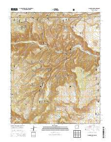 Bighorn Peak New Mexico Historical topographic map, 1:24000 scale, 7.5 X 7.5 Minute, Year 2013
