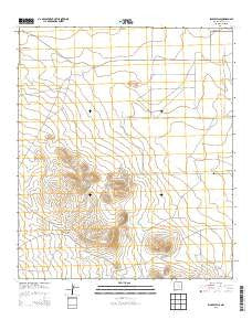 Bisbee Hills New Mexico Historical topographic map, 1:24000 scale, 7.5 X 7.5 Minute, Year 2013
