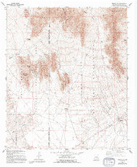 Bishop Cap New Mexico Historical topographic map, 1:24000 scale, 7.5 X 7.5 Minute, Year 1955