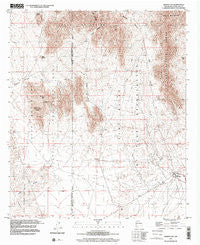 Bishop Cap New Mexico Historical topographic map, 1:24000 scale, 7.5 X 7.5 Minute, Year 1996