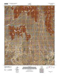 Bishop Cap New Mexico Historical topographic map, 1:24000 scale, 7.5 X 7.5 Minute, Year 2010