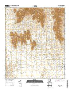 Bishop Cap New Mexico Historical topographic map, 1:24000 scale, 7.5 X 7.5 Minute, Year 2013