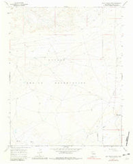 Bisti Trading Post New Mexico Historical topographic map, 1:24000 scale, 7.5 X 7.5 Minute, Year 1966