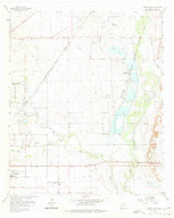 Bitter Lake New Mexico Historical topographic map, 1:24000 scale, 7.5 X 7.5 Minute, Year 1962